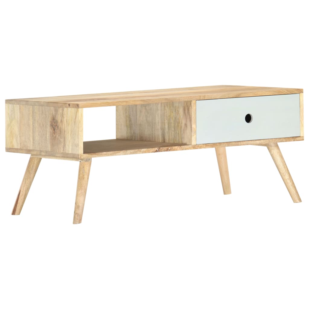 Table basse 90x50x40 cm Bois de manguier massif