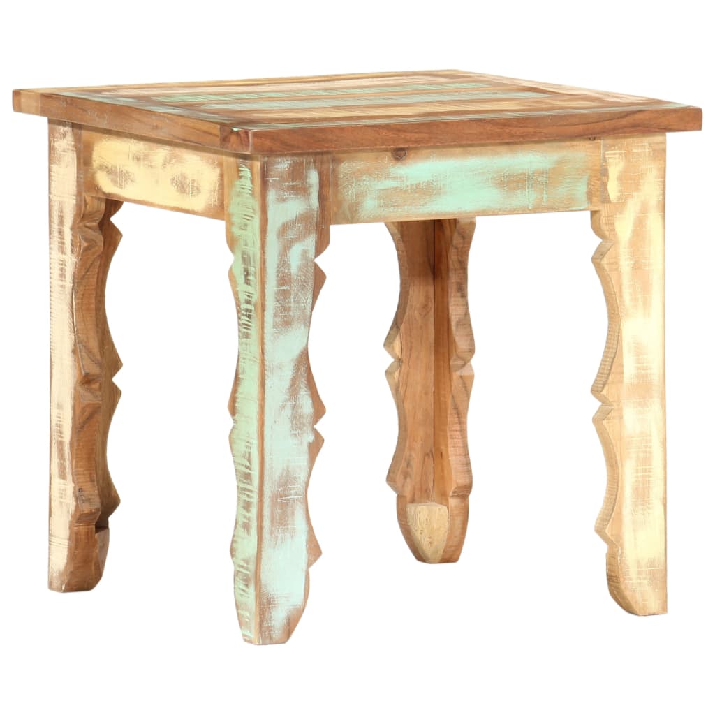 Table basse 40x40x40 cm Bois de récupération solide