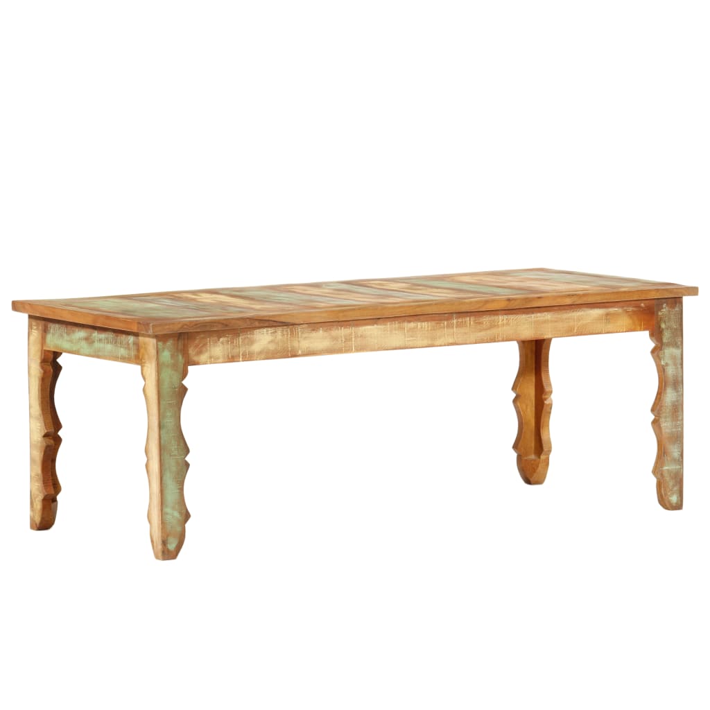 Table basse 110x50x40 cm Bois de récupération solide