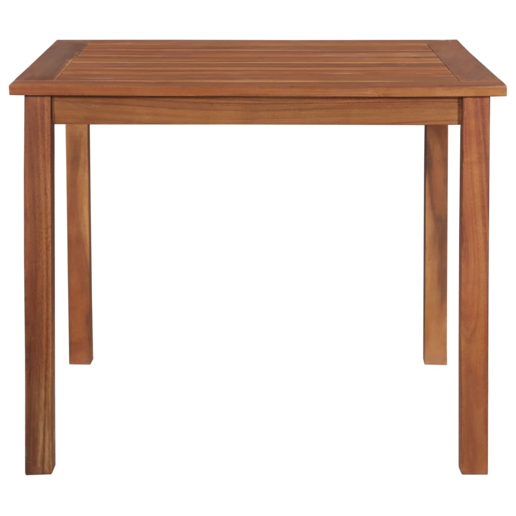 Table de jardin 85x85x74 cm Bois d'acacia massif