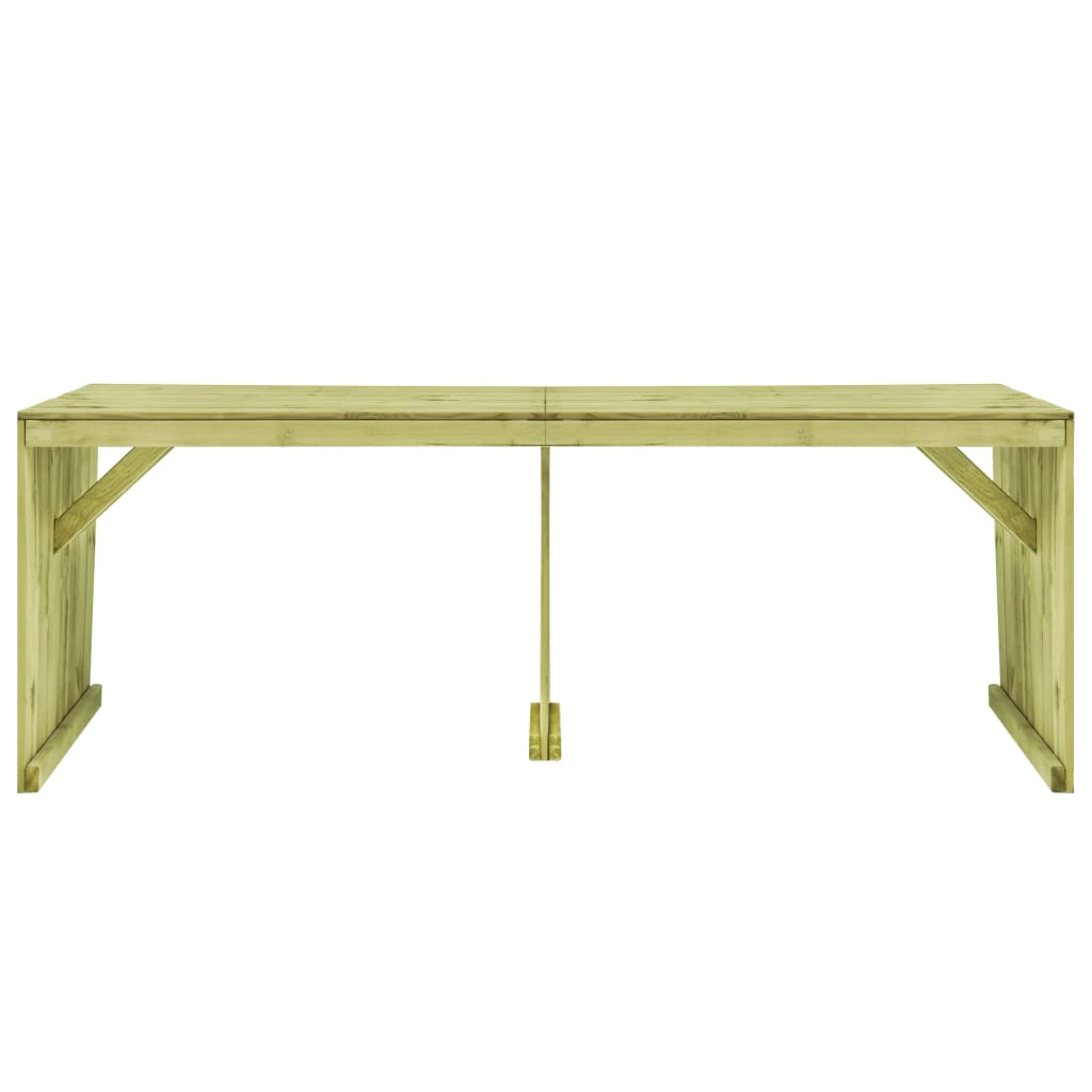 Table de jardin 220x101,5x80 cm Bois de pin imprégné