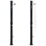 Douche solaire Noir 220 cm 20 L