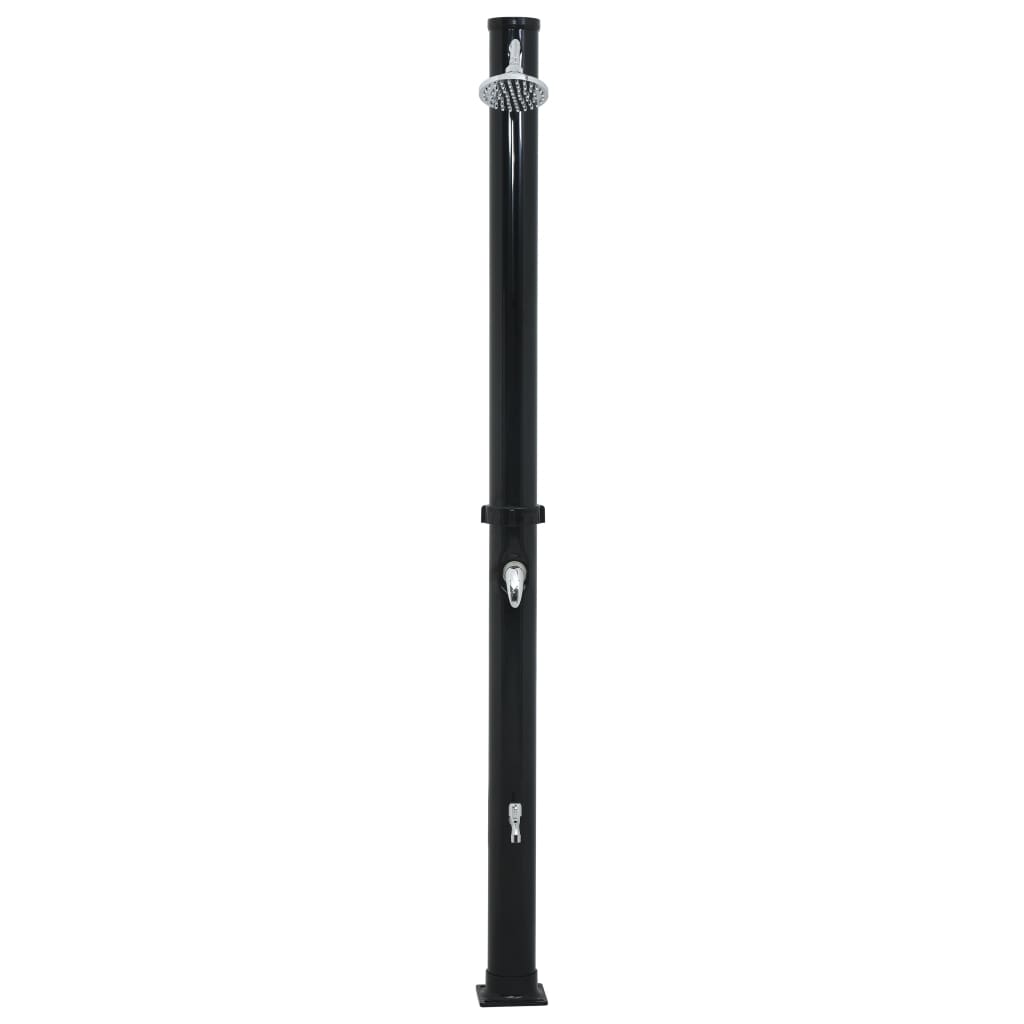 Douche solaire Noir 220 cm 20 L