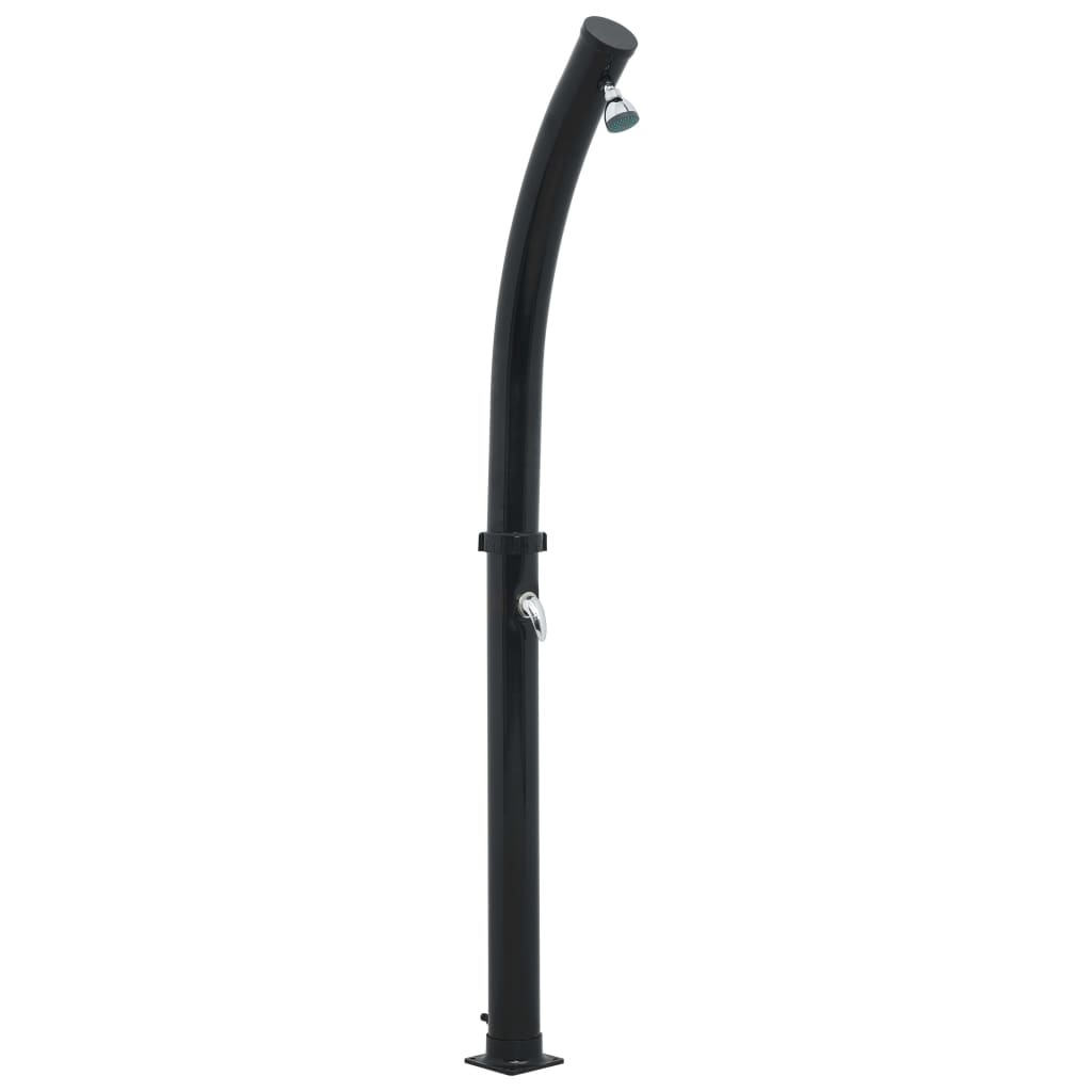 Douche solaire Noir 214 cm 20 L