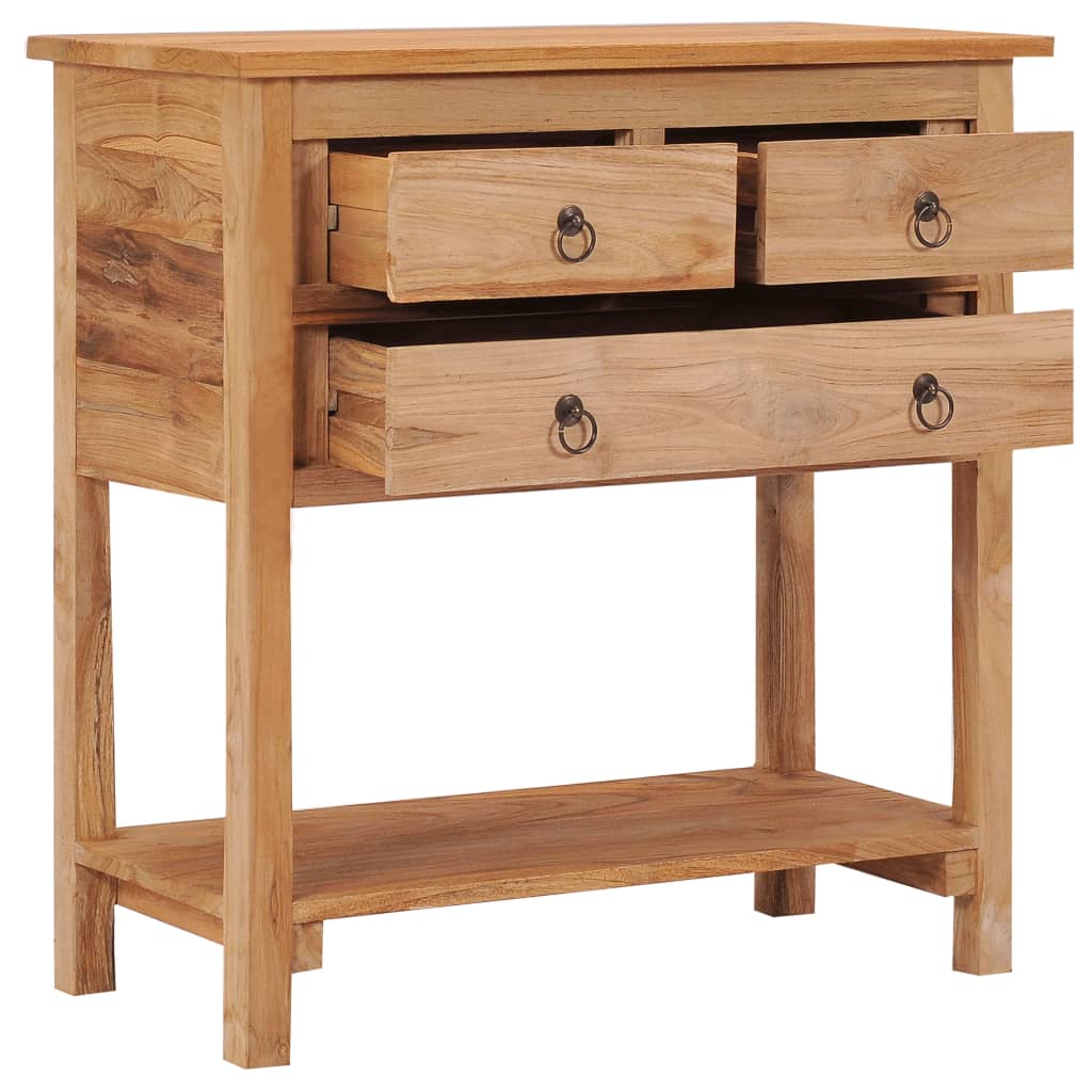 Buffet 78x35x80 cm bois de teck massif