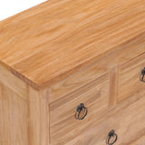 Buffet 50x30x90 cm bois de teck massif