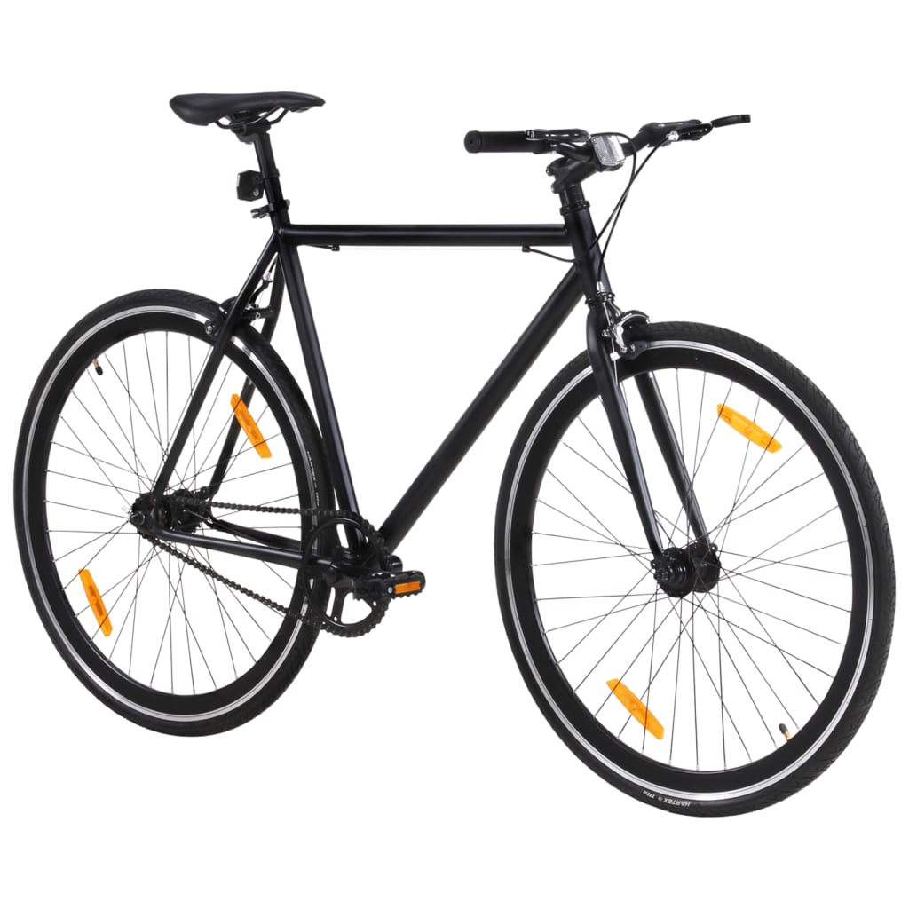 Schwarzes 700c 51 cm Fixed-Gear-Fahrrad