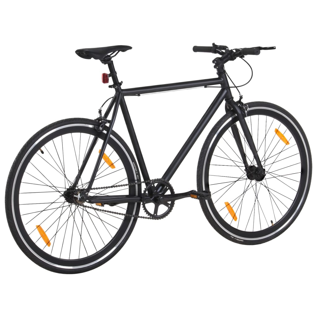 Schwarzes 700c 51 cm Fixed-Gear-Fahrrad