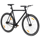 Vélo à pignon fixe noir 700c 59 cm