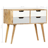 Buffet 85 x 40 x 71 cm Bois de manguier massif