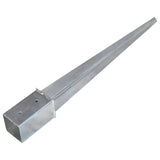 Ground stakes 12 pcs Silver 8x8x76 cm Galvanized steel