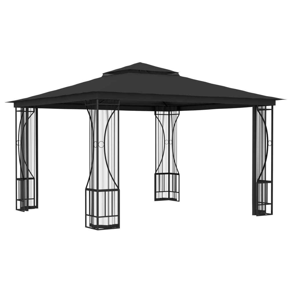 Arbour with mosquito net 300x300x265 cm Anthracite