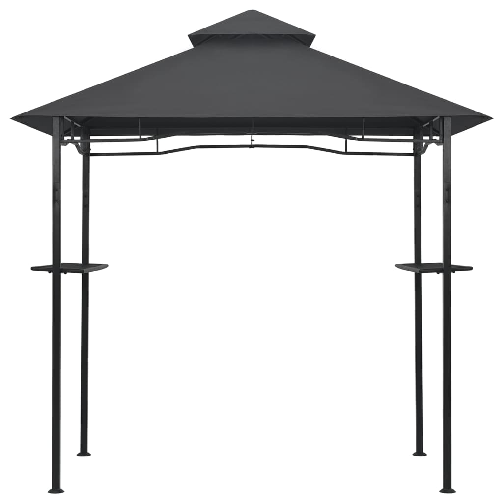 Belvédère de barbecue 240x150x255 cm Anthracite Acier