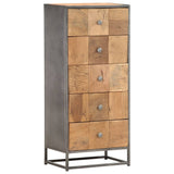 Armoire à tiroirs 45 x 30 x 100 cm Bois de récupération massif