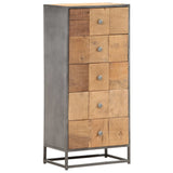 Armoire à tiroirs 45 x 30 x 100 cm Bois de récupération massif