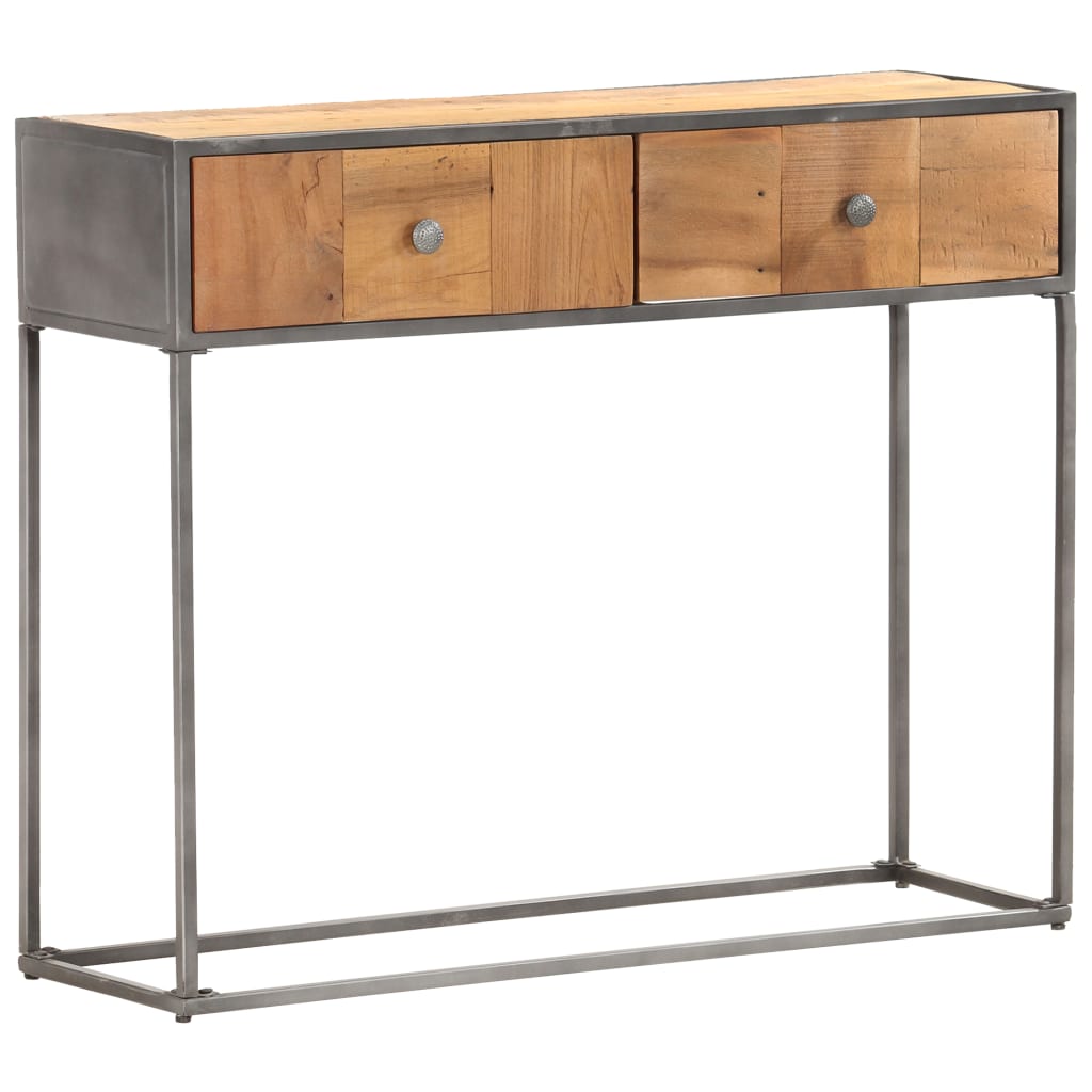 Table console 90x30x75 cm Bois de récupération massif