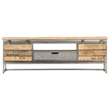 Meuble TV 120 x 30 x 40 cm Bois massif de manguier