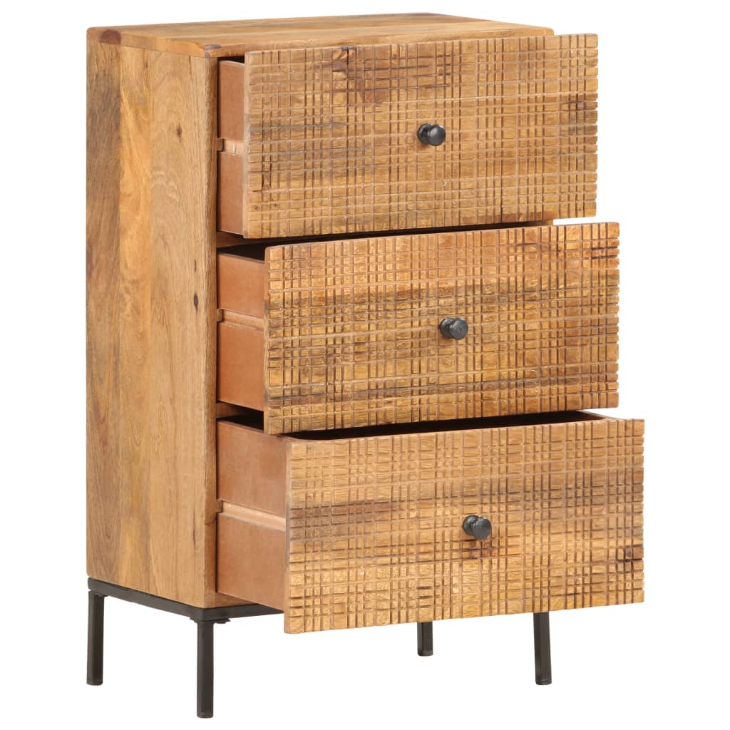 Buffet 45x30x75 cm Bois de manguier massif