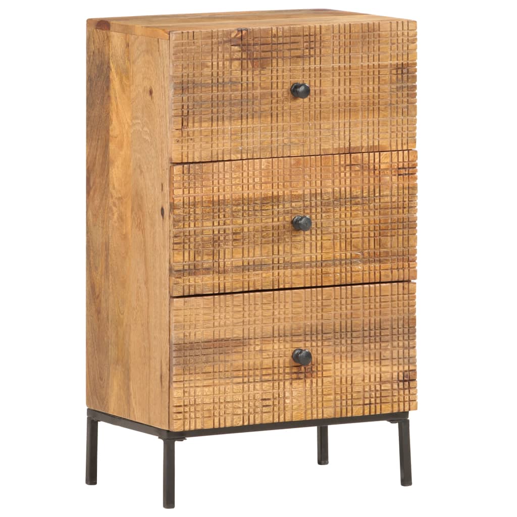 Buffet 45x30x75 cm Bois de manguier massif