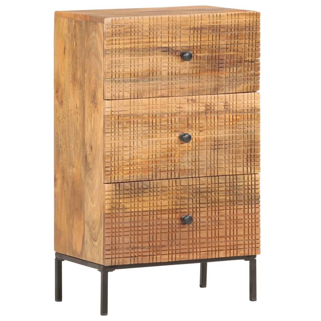 Buffet 45x30x75 cm Bois de manguier massif