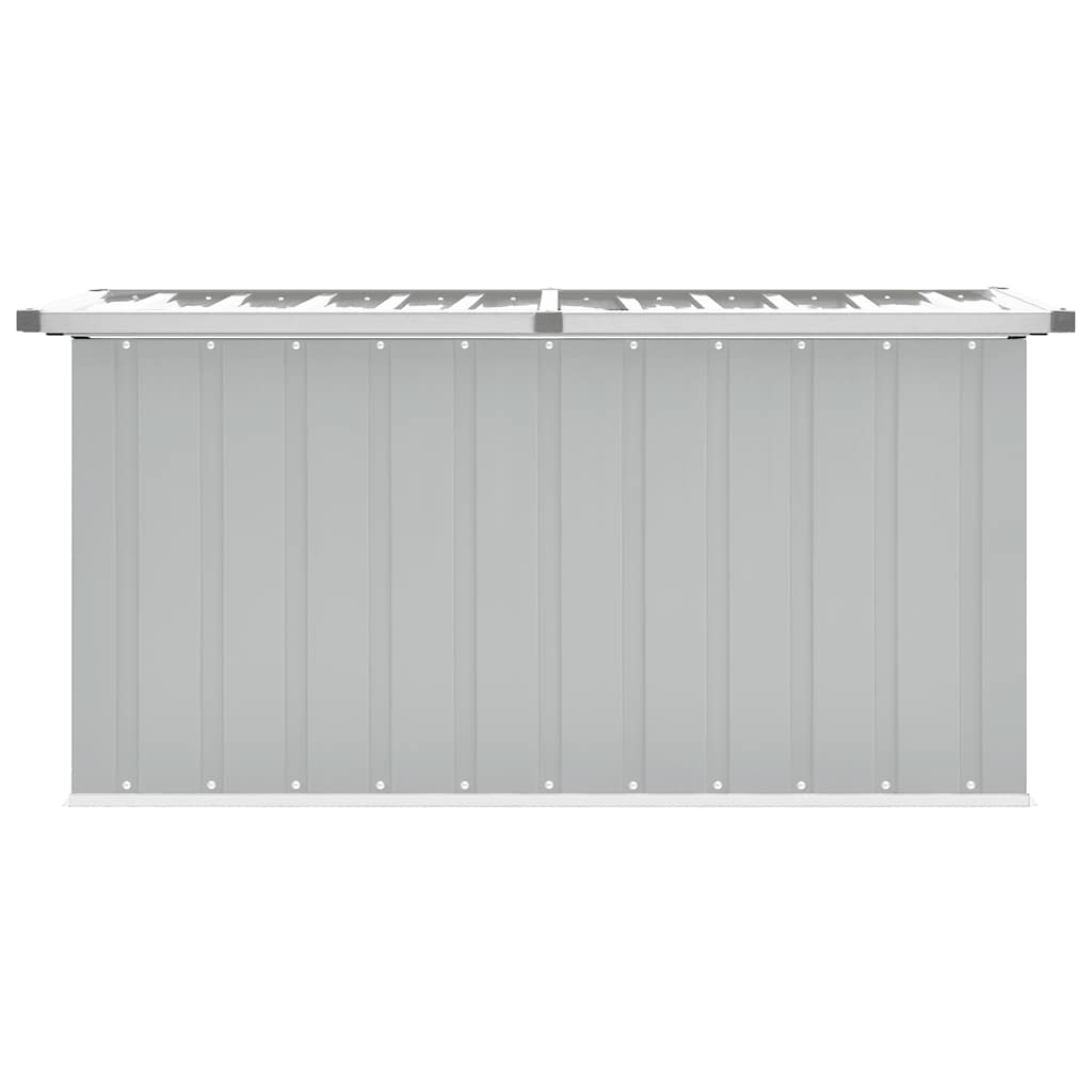 Boîte de rangement de jardin Gris 129x67x65 cm