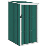 Green garden shed 87x98x159 cm Galvanized steel