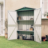 Abri de jardin Vert 116x45x175 cm Acier galvanisé