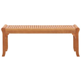 Banc de jardin 2 places 120 cm Bois d'eucalyptus solide