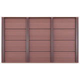 Élément de plancher pour douche solaire Marron 101x63x5,5cm WPC