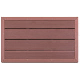 Élément de plancher pour douche solaire Marron 101x63x5,5cm WPC