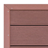 Élément de plancher pour douche solaire Marron 101x63x5,5cm WPC