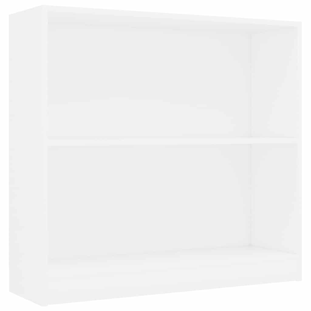 Bibliothèque blanc 80x24x75 cm bois d'ingénierie