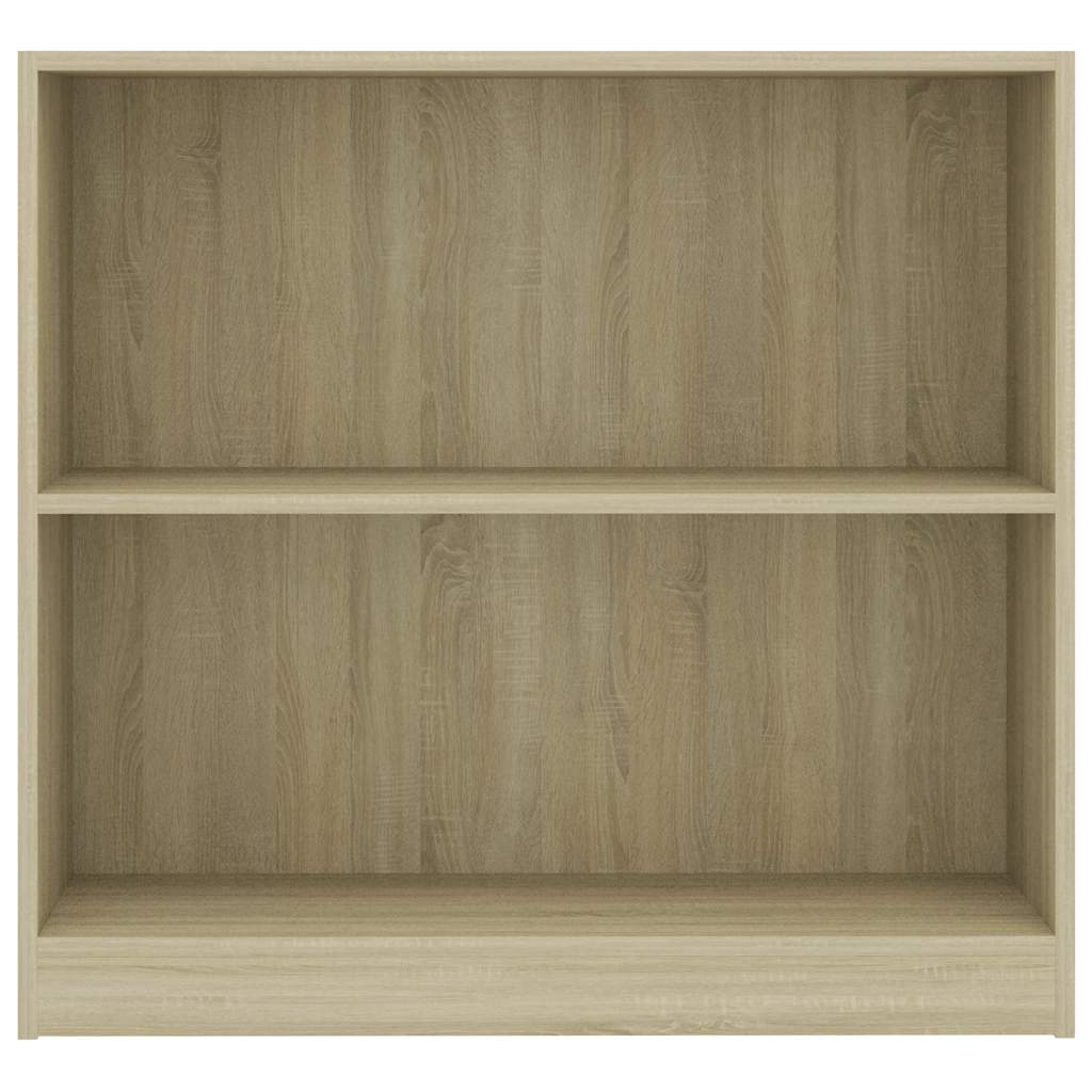 Bibliothèque chêne sonoma 80x24x75 cm bois d'ingénierie