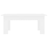 Coffee table White 100x60x42 cm Engineered wood