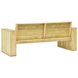 Banc de jardin 179 cm Bois de pin imprégné