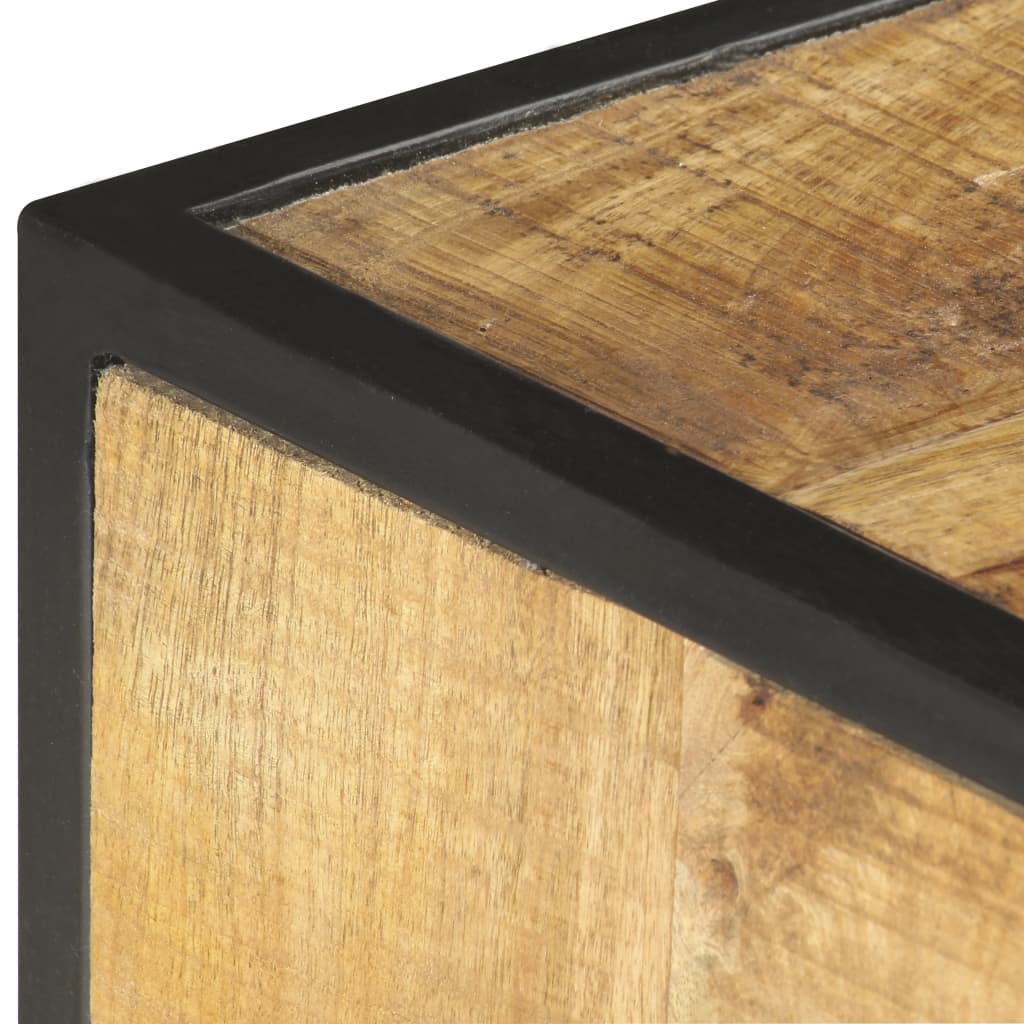 Meuble TV 130x30x39 cm Bois massif de manguier