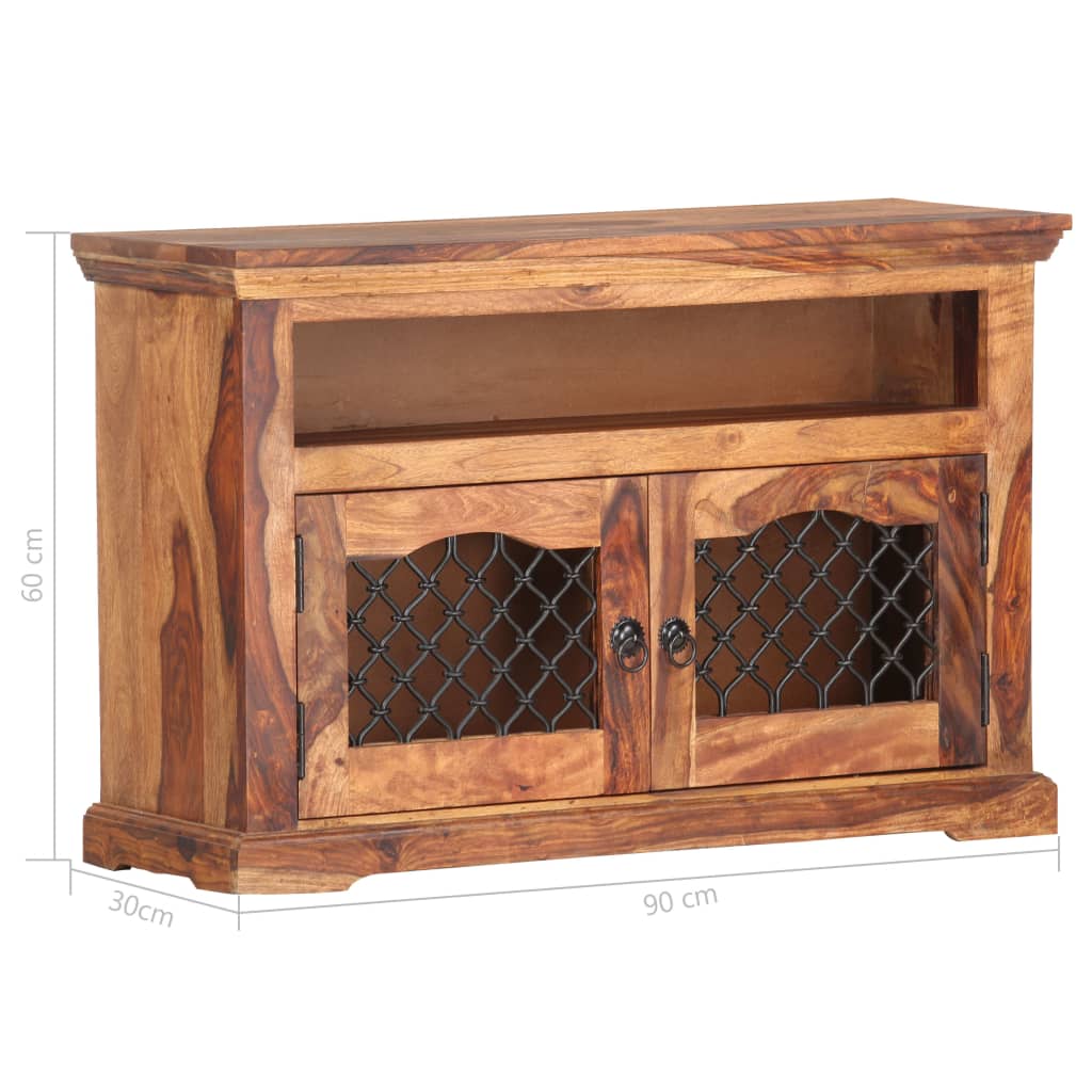 Meuble TV 90x30x60 cm Bois solide