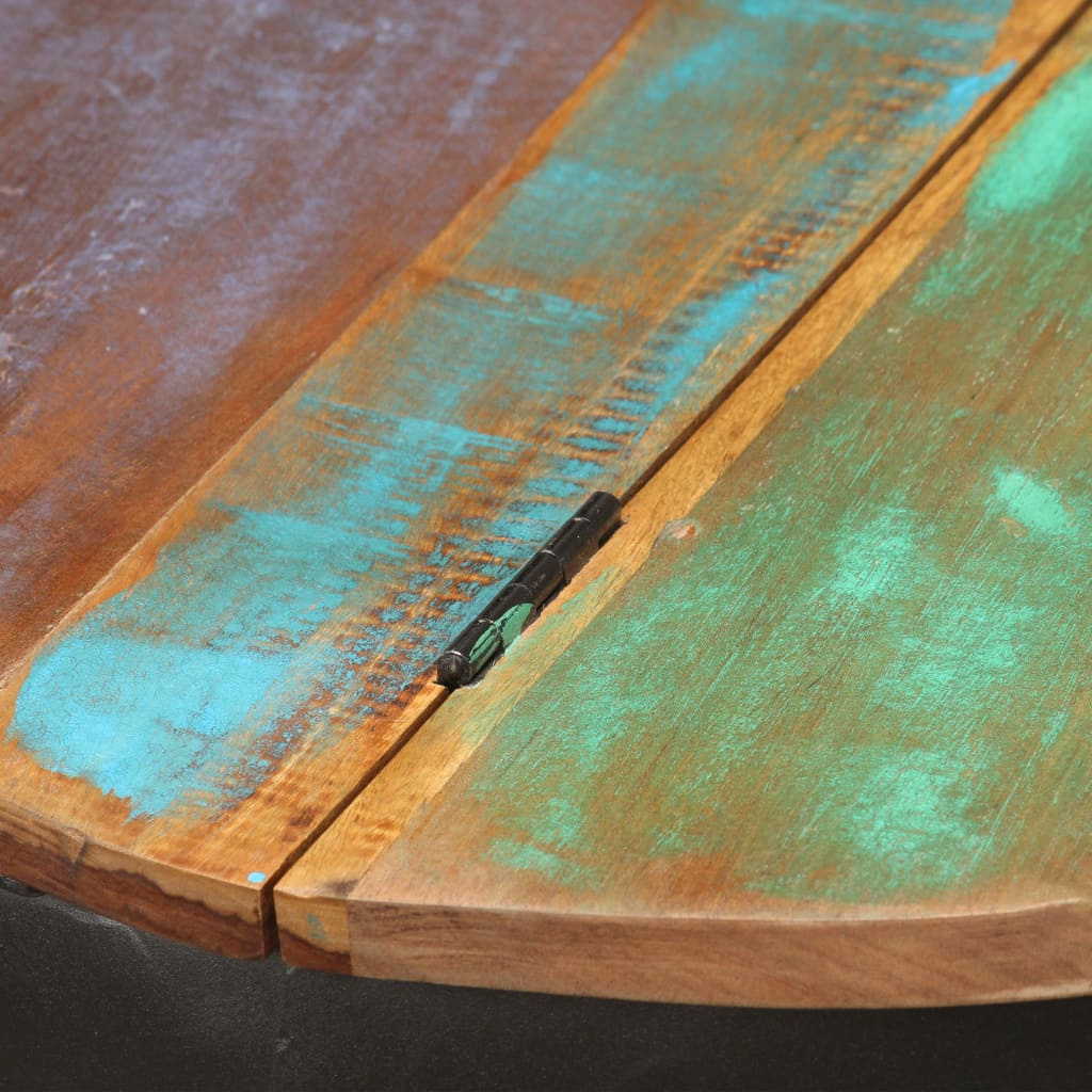 Coffee table 53x43 cm Solid reclaimed wood