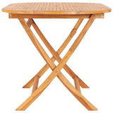 Table pliable de jardin 160x80x75 cm Bois de teck solide