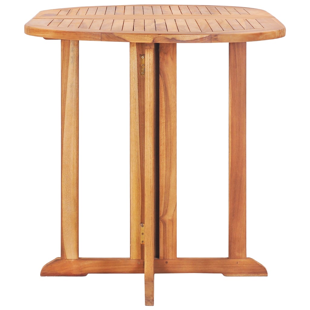 Table pliable de jardin papillon 120x70x75 cm Bois teck solide