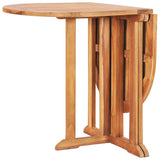 Table pliable de jardin papillon 120x70x75 cm Bois teck solide