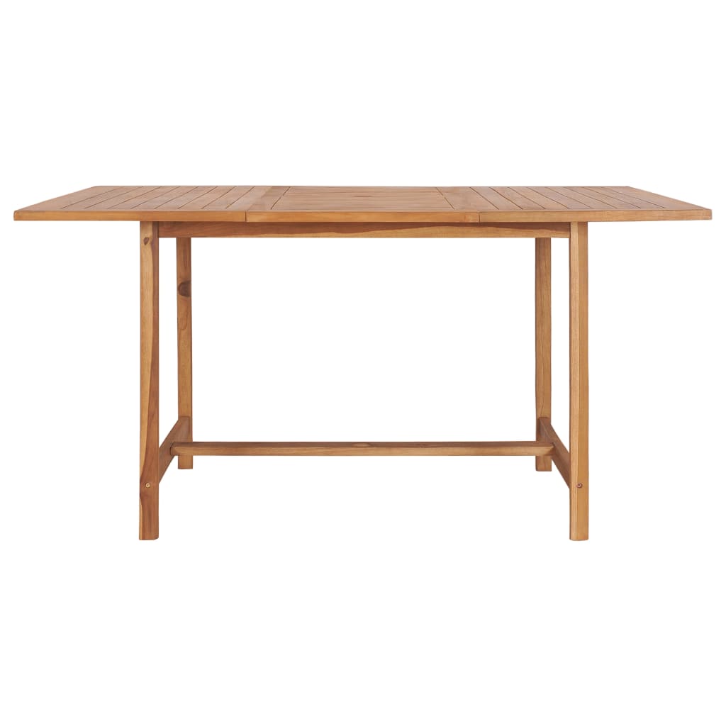 Table de jardin 150x150x76 cm Bois de teck solide