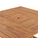 Table de jardin 150x150x76 cm Bois de teck solide