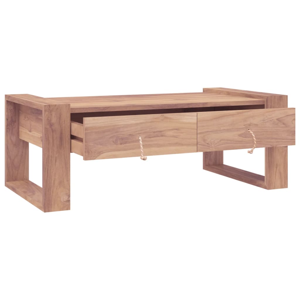 Table basse 110x60x40 cm Bois de teck massif