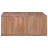 Coffee table 70x70x30 cm Solid teak wood