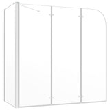 Enclos de bain 120x69x130 cm Verre trempé Transparent