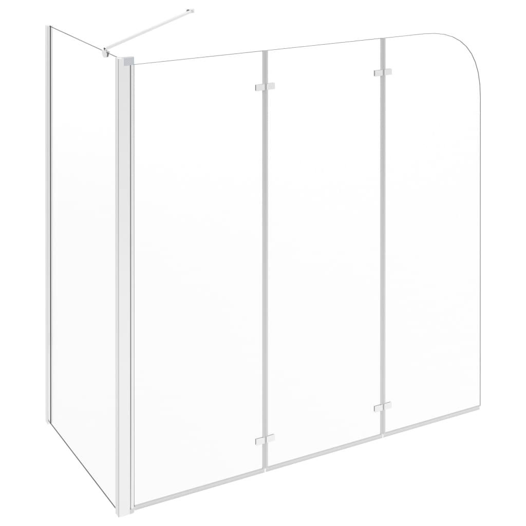 Enclos de bain 120x69x130 cm Verre trempé Transparent