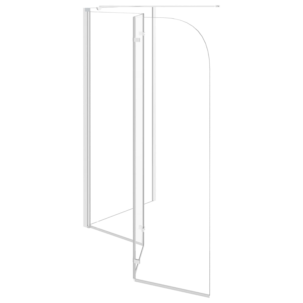 Enclos de bain 120x69x130 cm Verre trempé Transparent