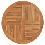 Table Top Solid Teak Wood Round 2.5cm 80cm