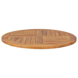 Table Top Solid Teak Wood Round 2.5cm 80cm